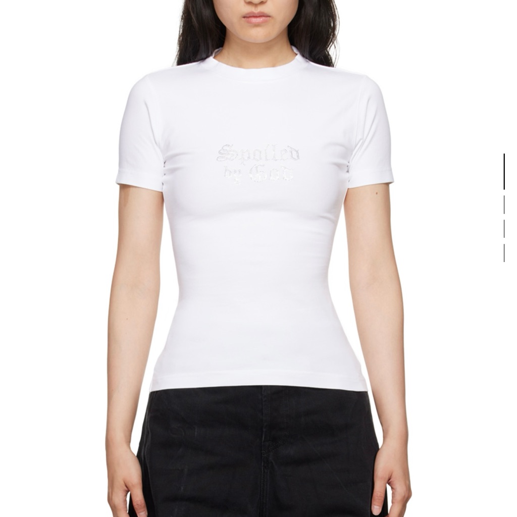 Authentic Vetements “Spoiled By God” Tee Size M. New Never Been Worn
